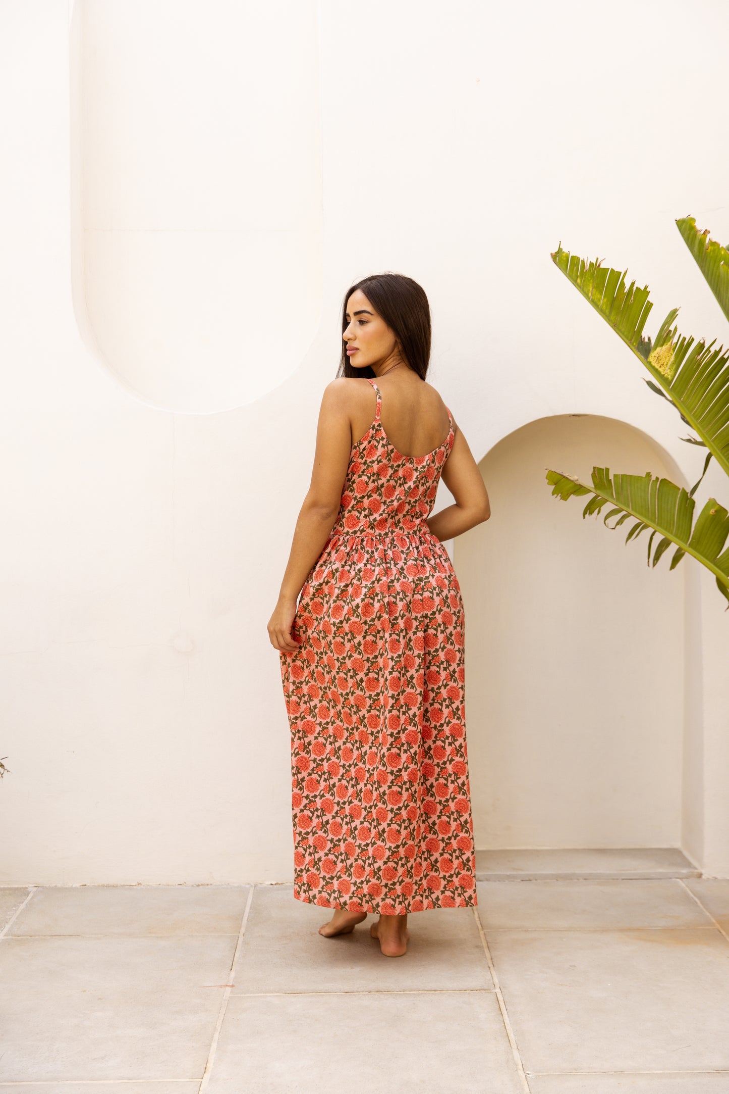 Cami Midi Dress Saffron Sun