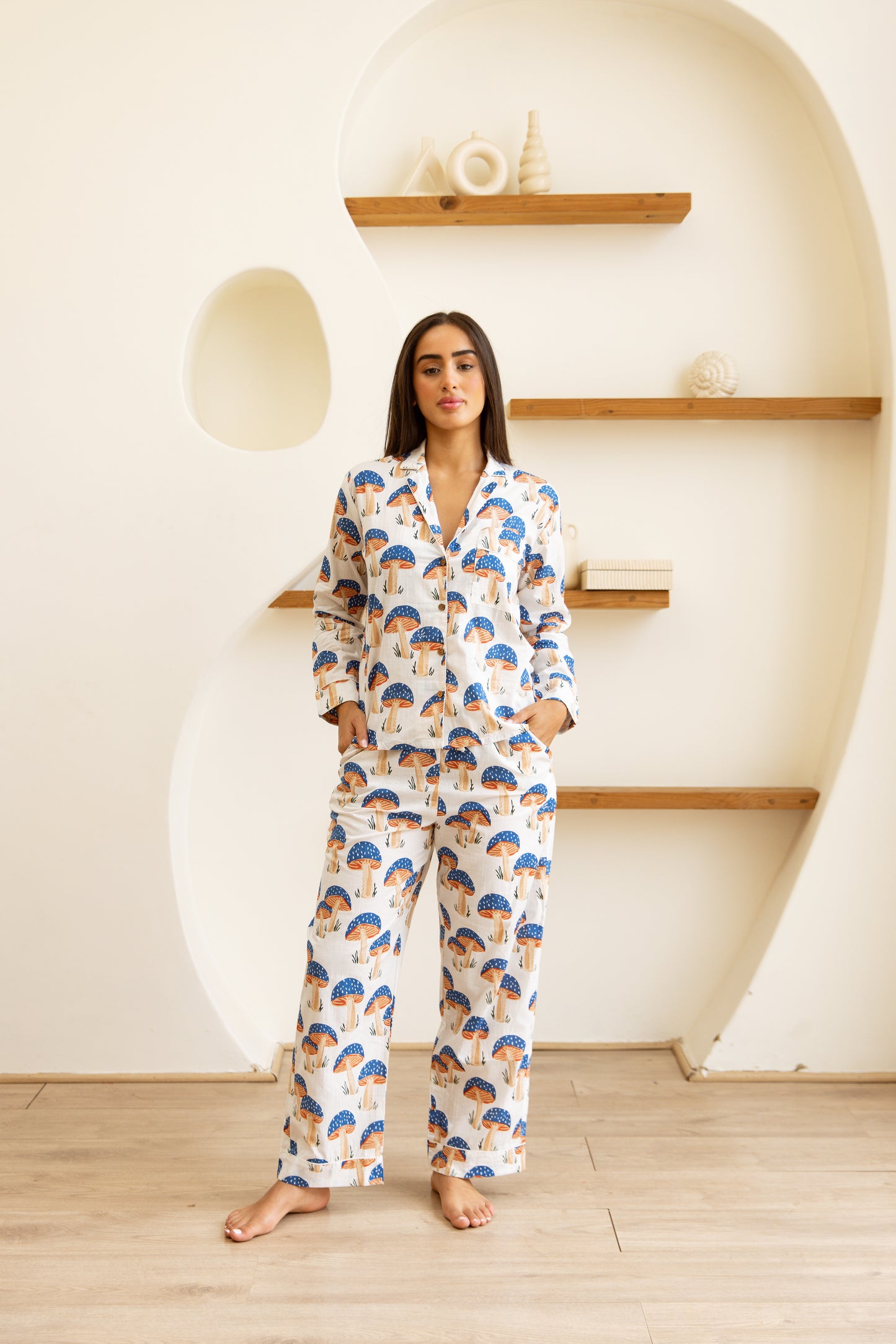 Amrita Pajamas Set Indigo Grove