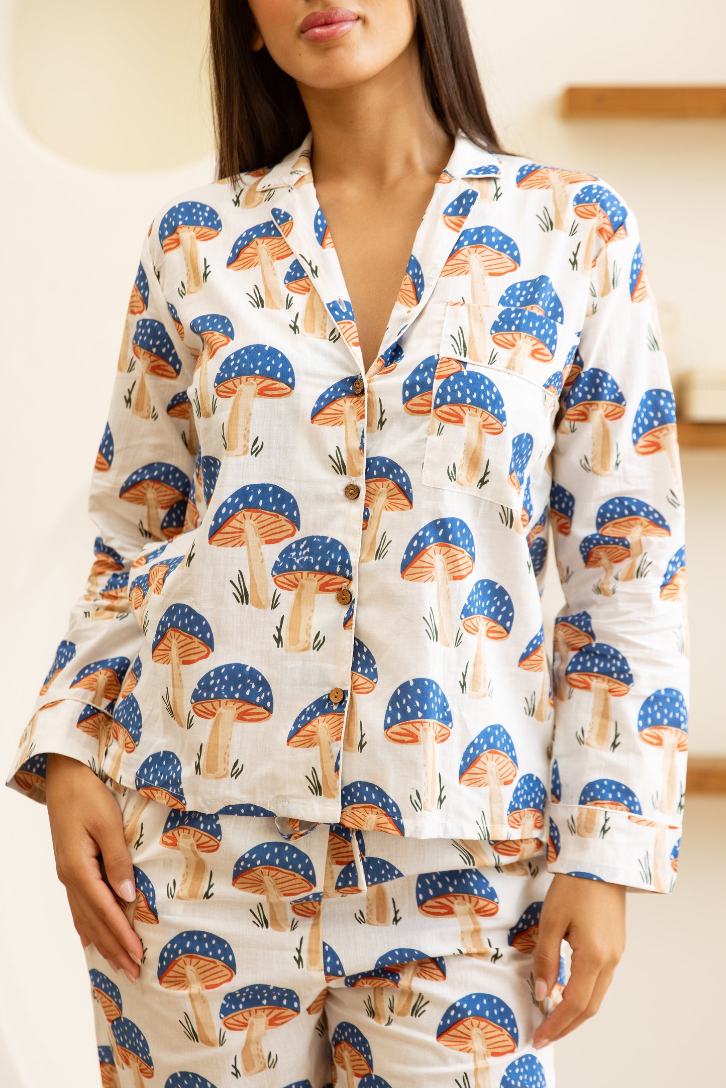 Amrita Pajamas Set Indigo Grove