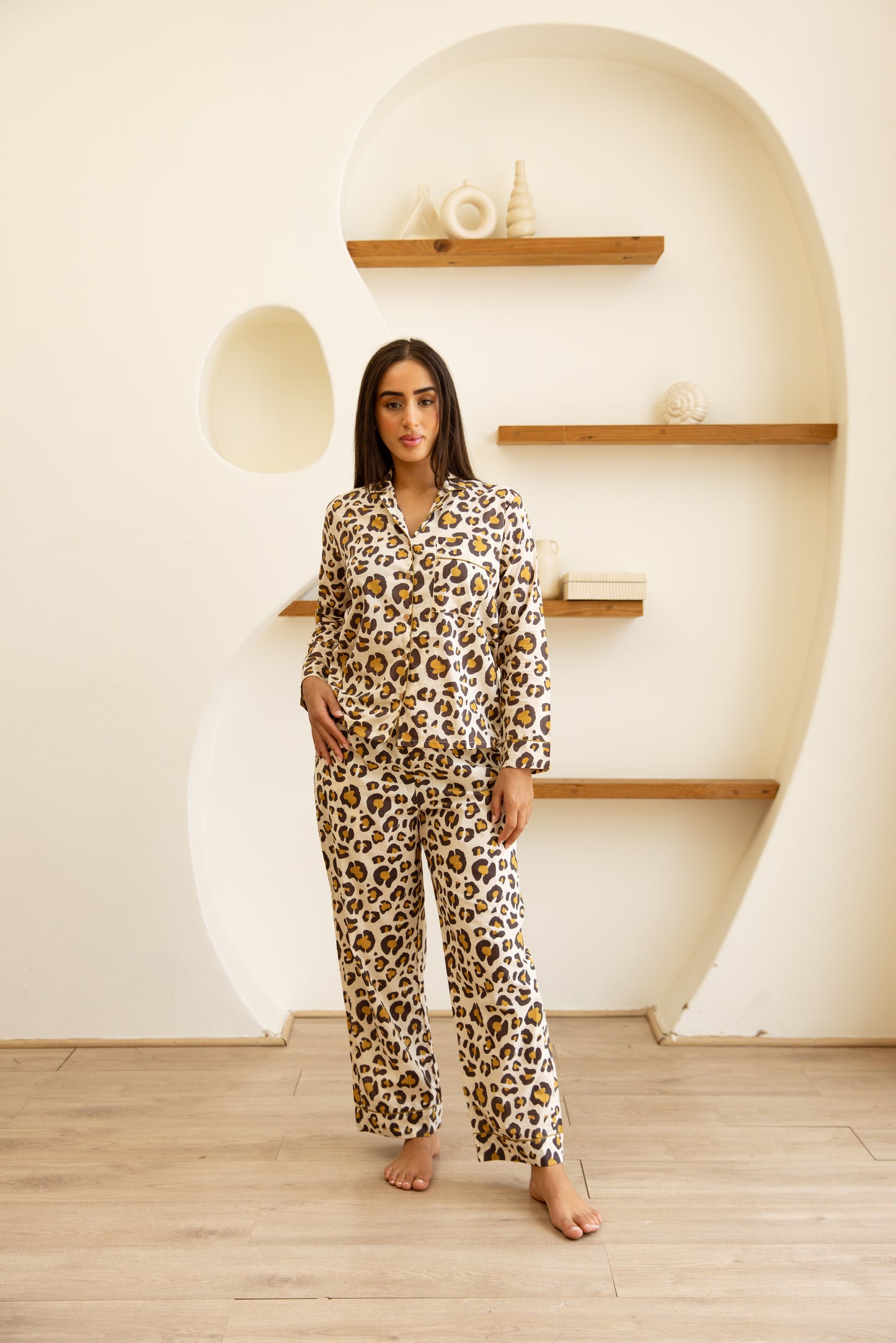 Amrita Pajamas Set Desert Leopard