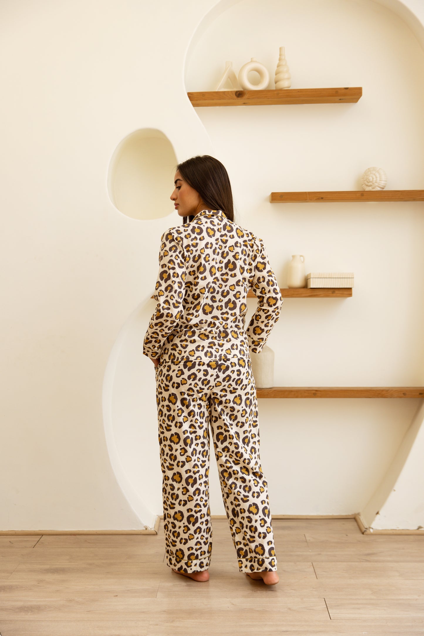 Amrita Pajamas Set Desert Leopard