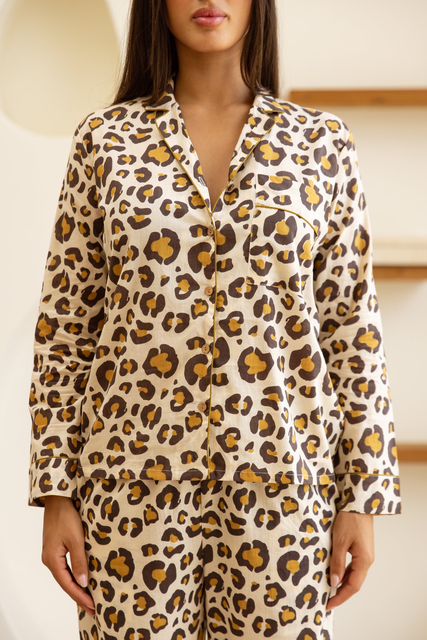 Amrita Pajamas Set Desert Leopard