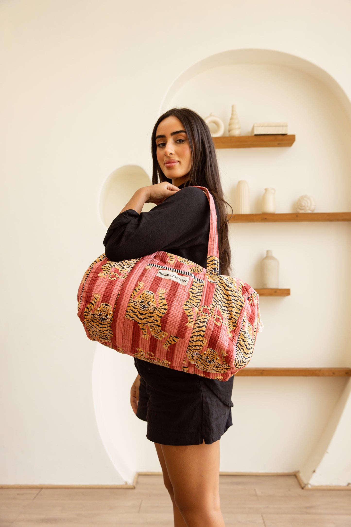 Duffel Bag Hibiscus Tigress