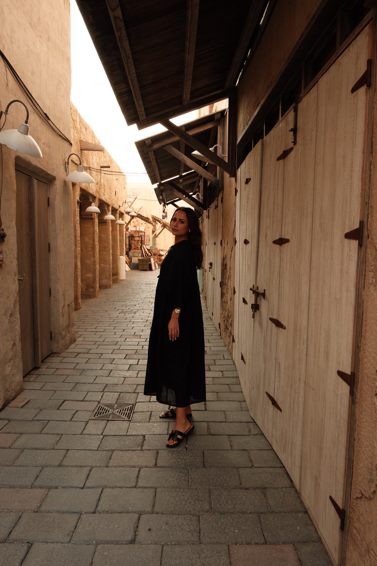 Sara Midi Dress Black Oasis