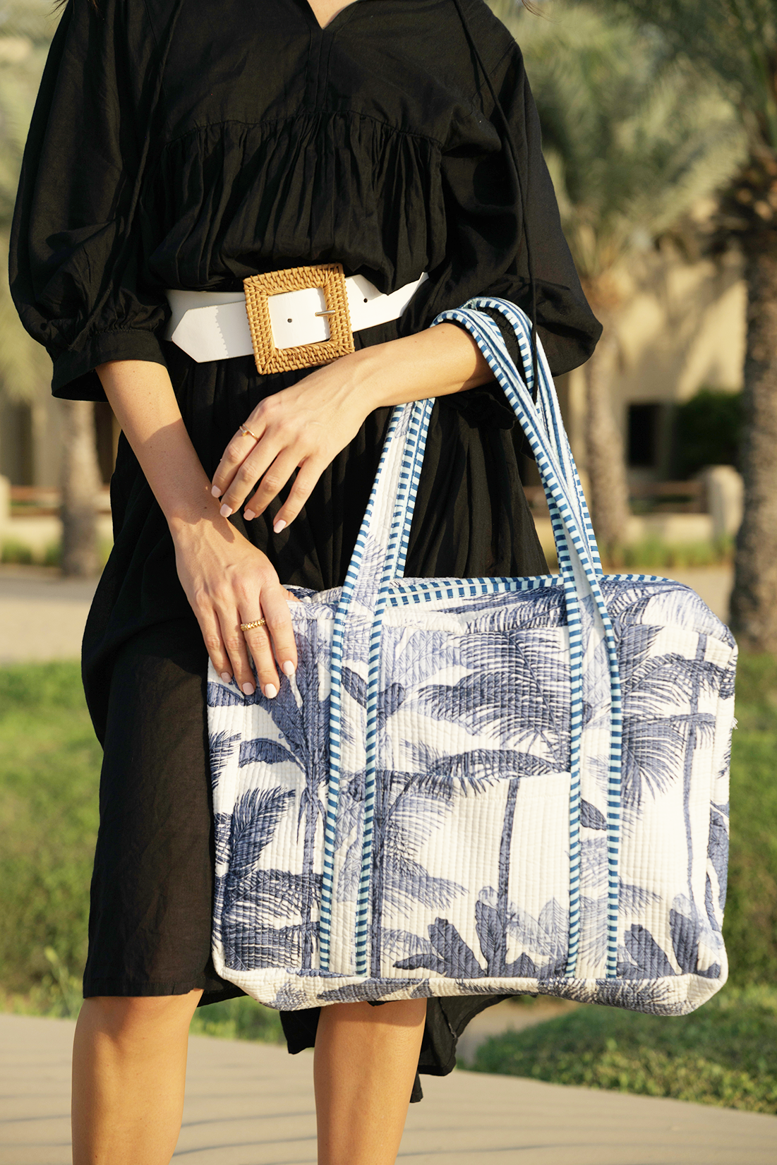 Indira Tote - Ocean Marble