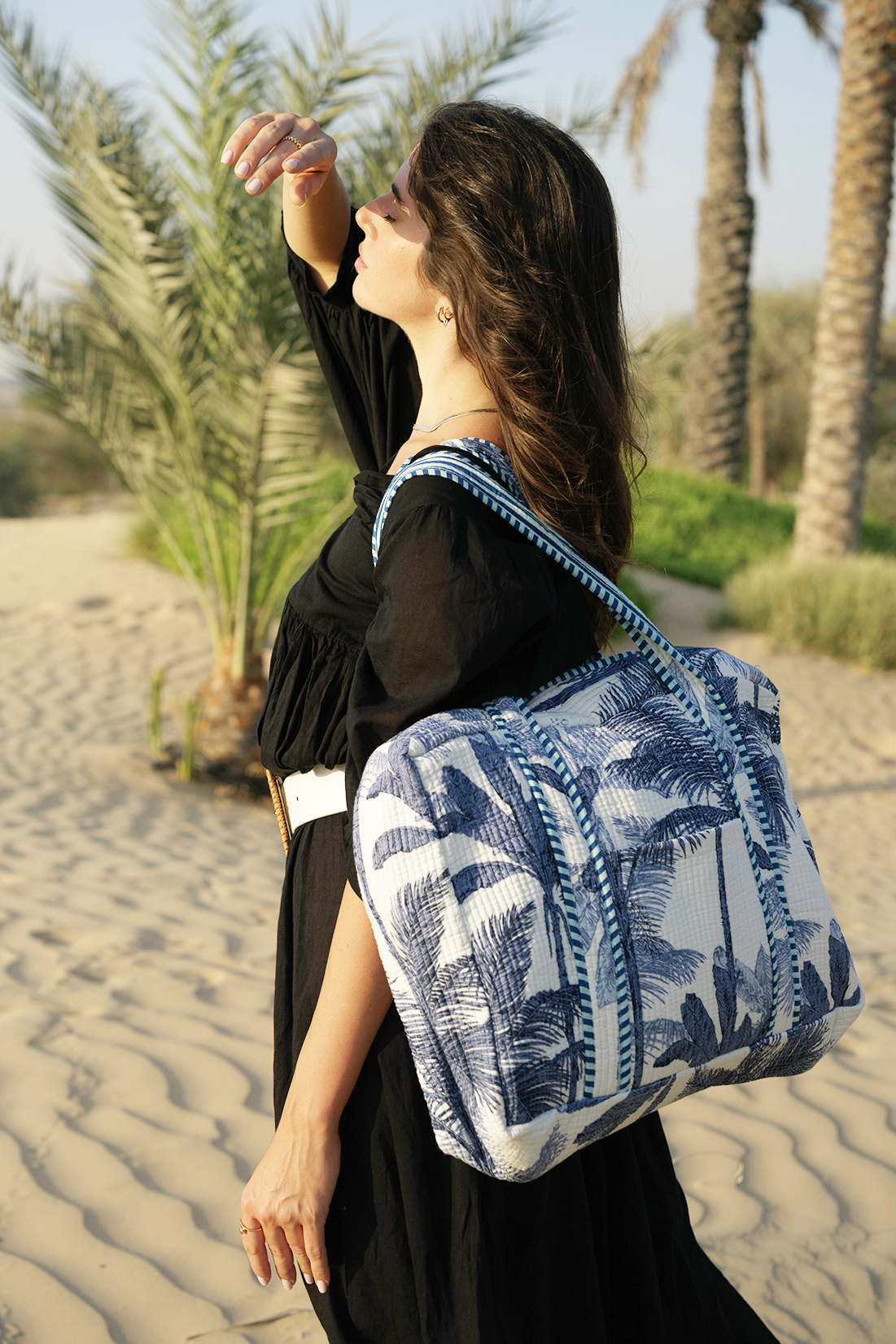 Indira Tote - Ocean Marble