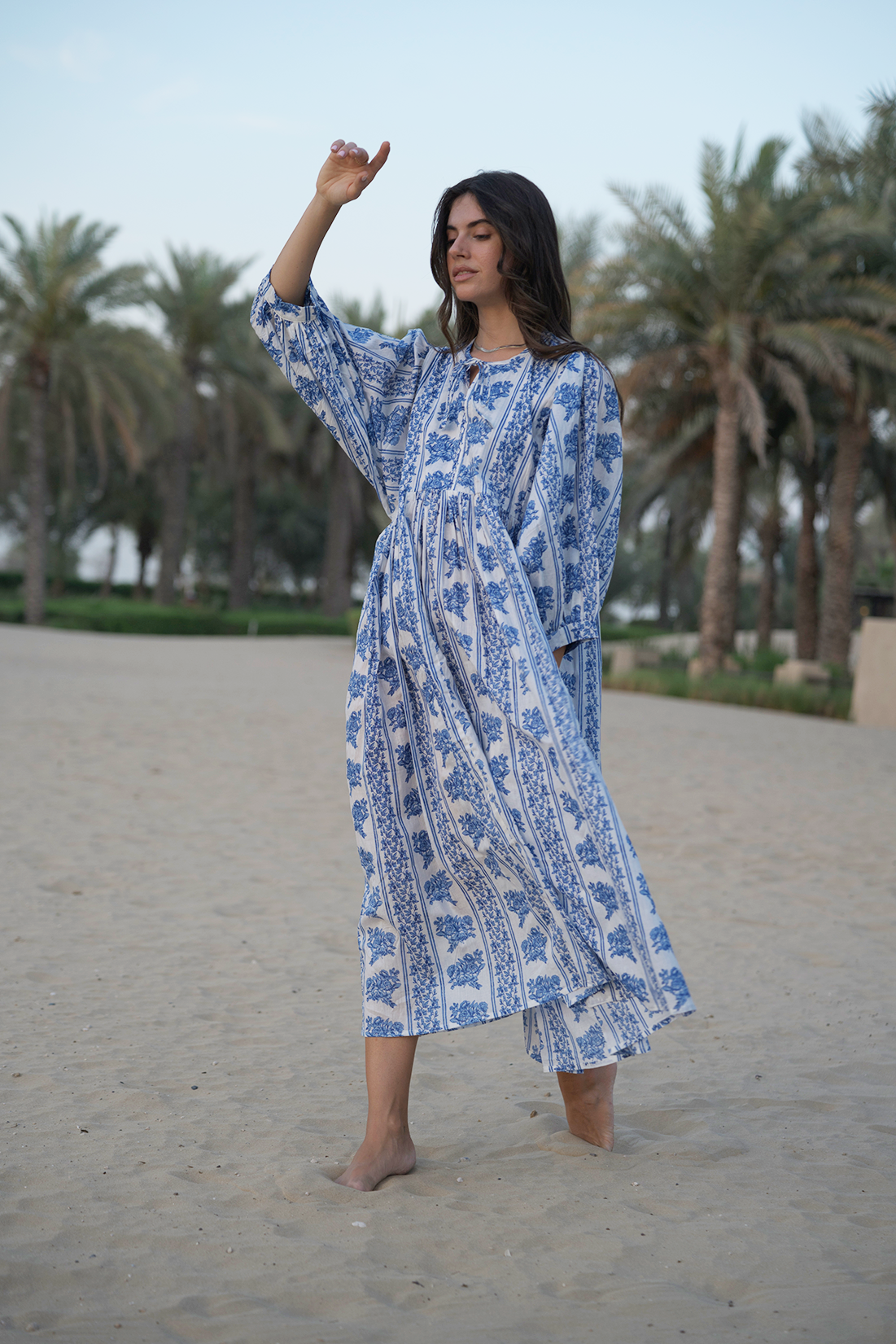 Liana Midi Dress - Bluebell
