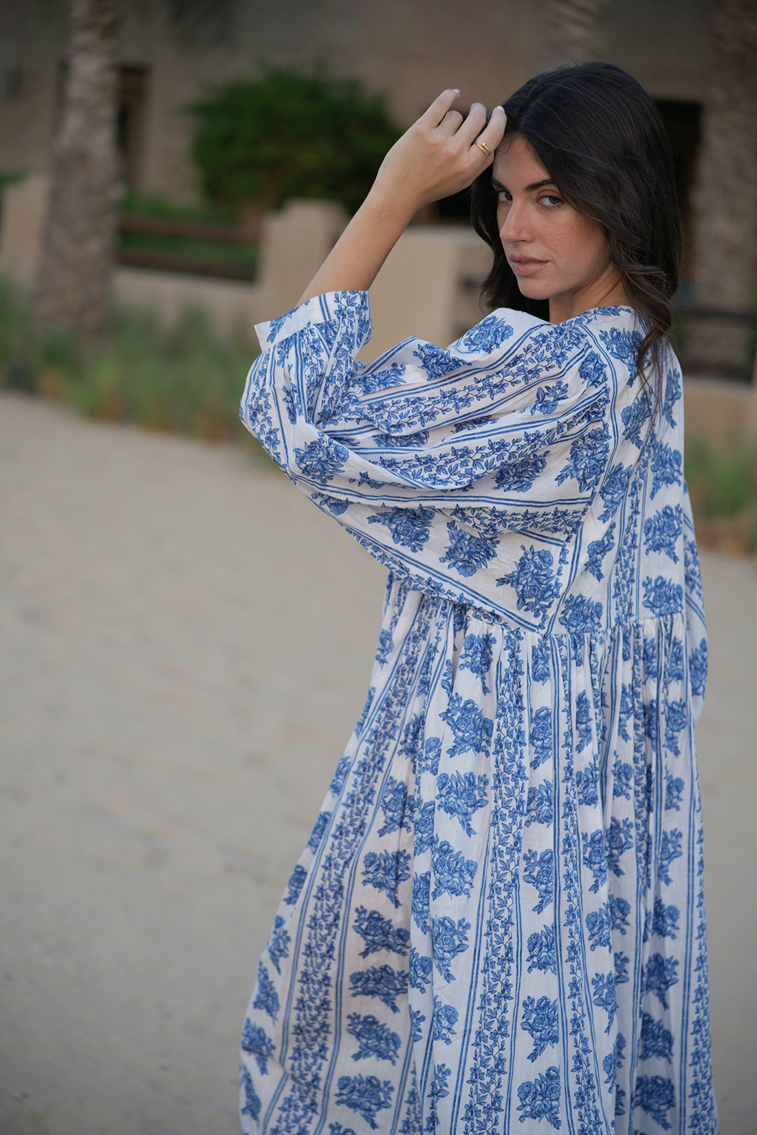 Liana Midi Dress - Bluebell