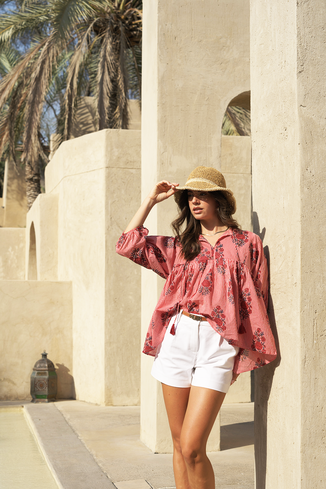 Meera Blouse - Blush Petal