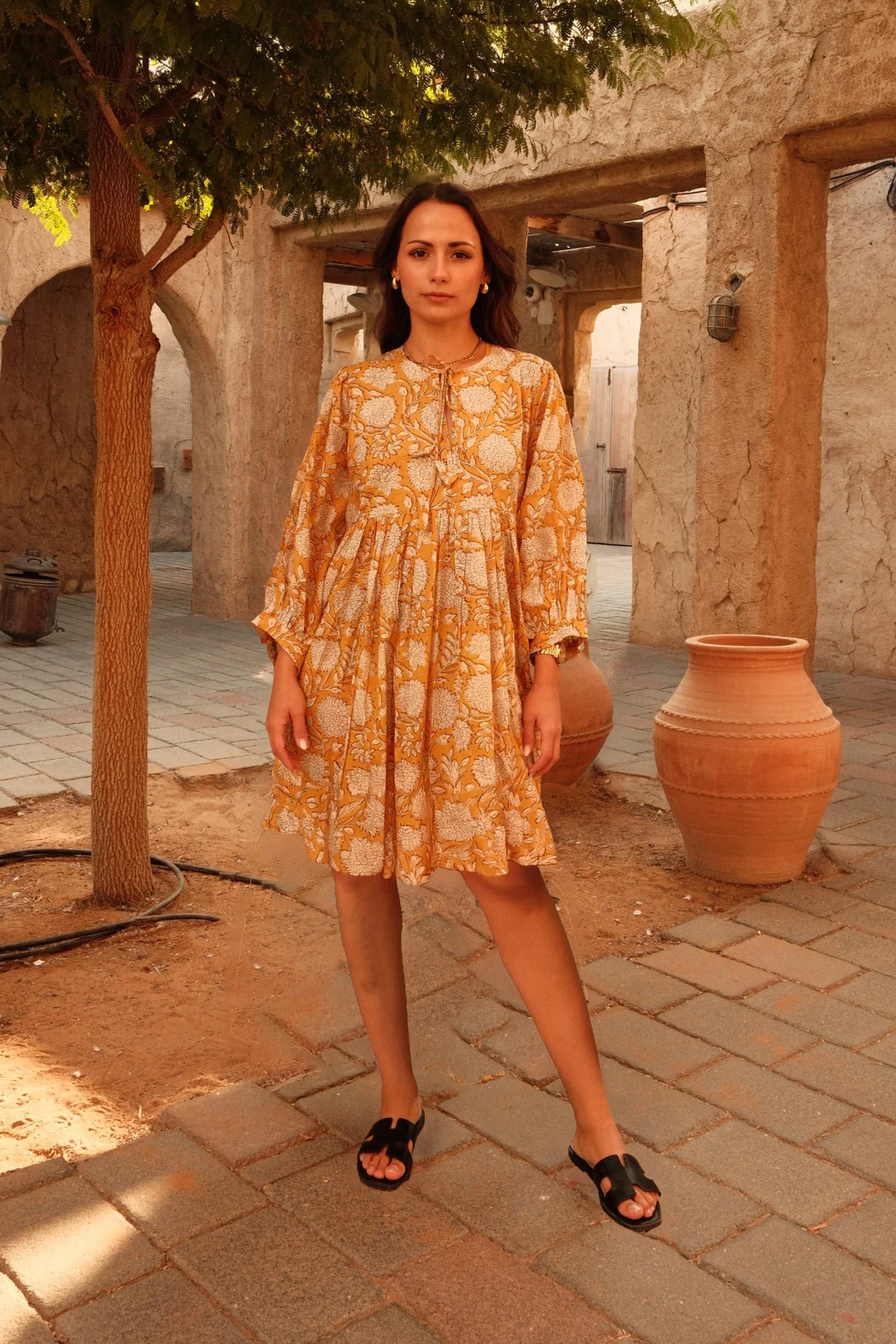 Maya Mini Dress Daffodil