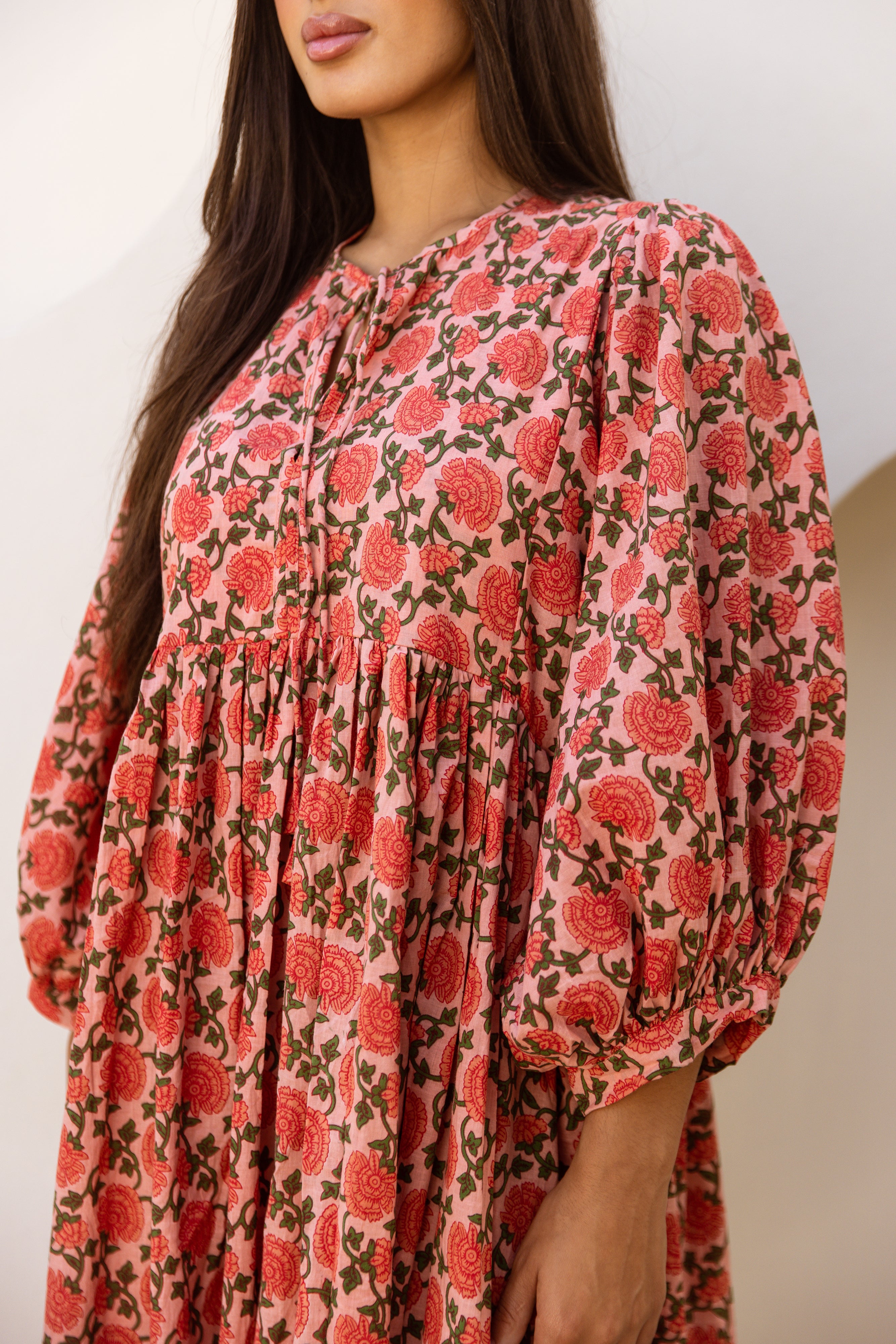 Maya Midi Dress Saffron Sun