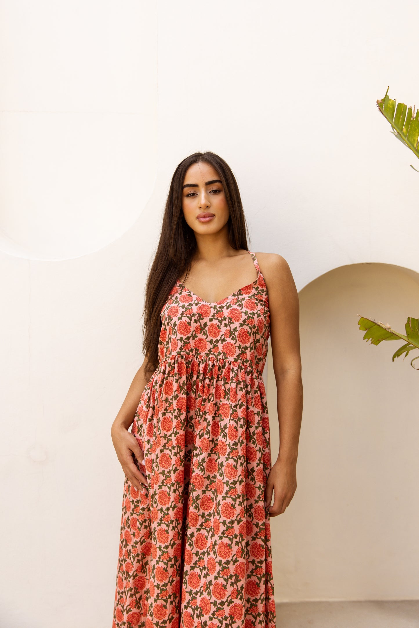 Cami Midi Dress Saffron Sun