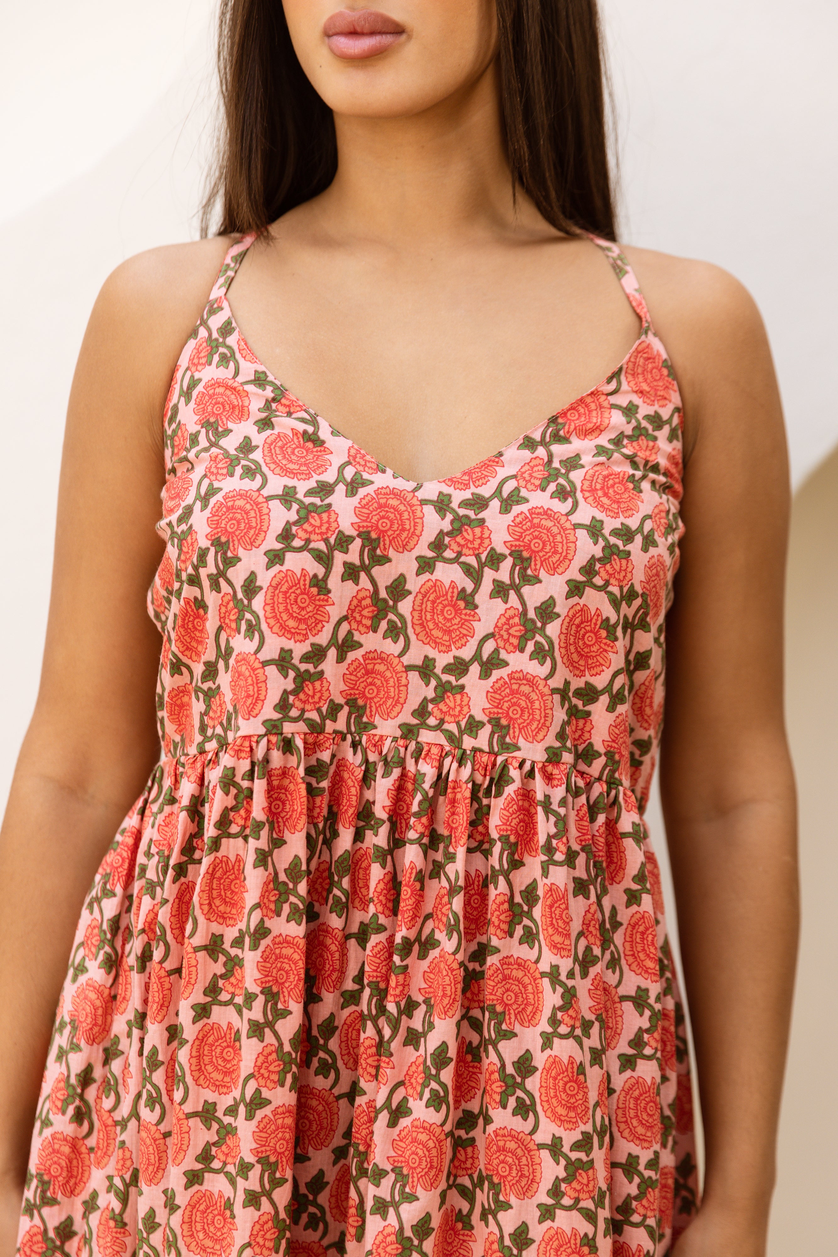 Cami Midi Dress Saffron Sun