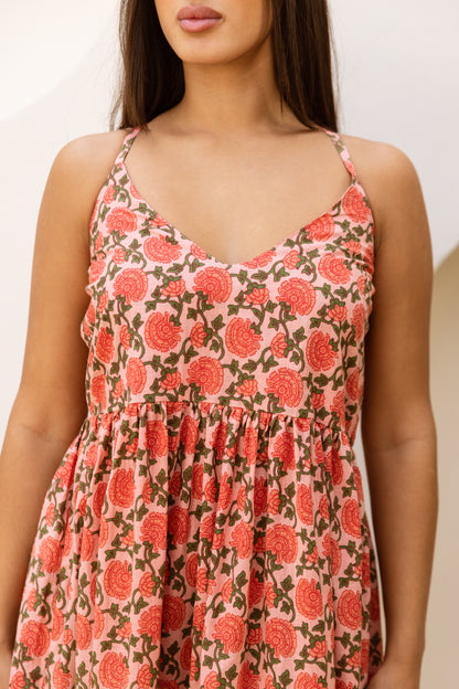 Cami Midi Dress Saffron Sun