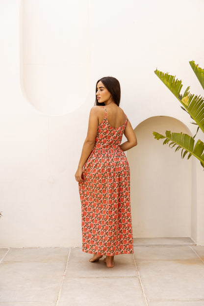 Cami Midi Dress Saffron Sun