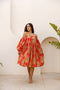 Sundari Off-Shoulder Dress Red Tigress