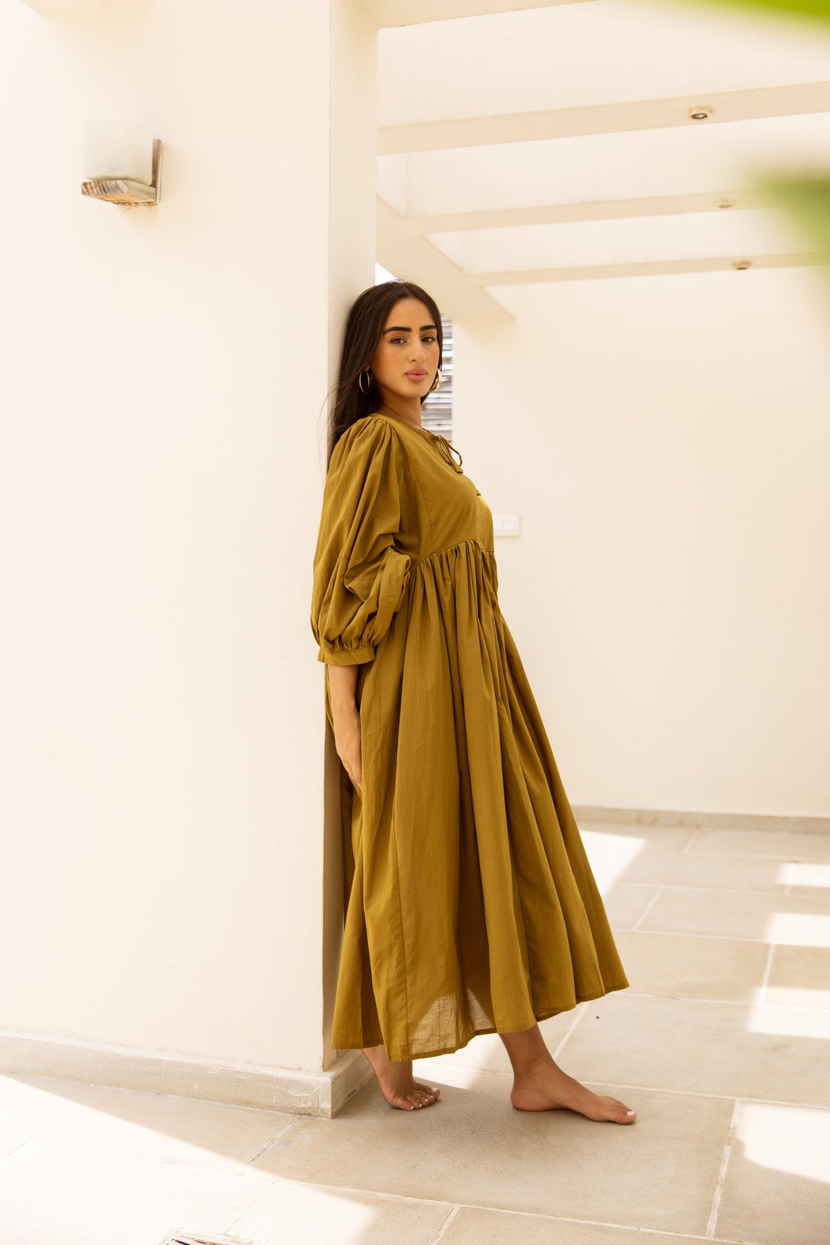Sara Midi Dress Pine