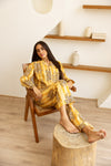 Amrita Pajamas Set Golden Stripe Tigress