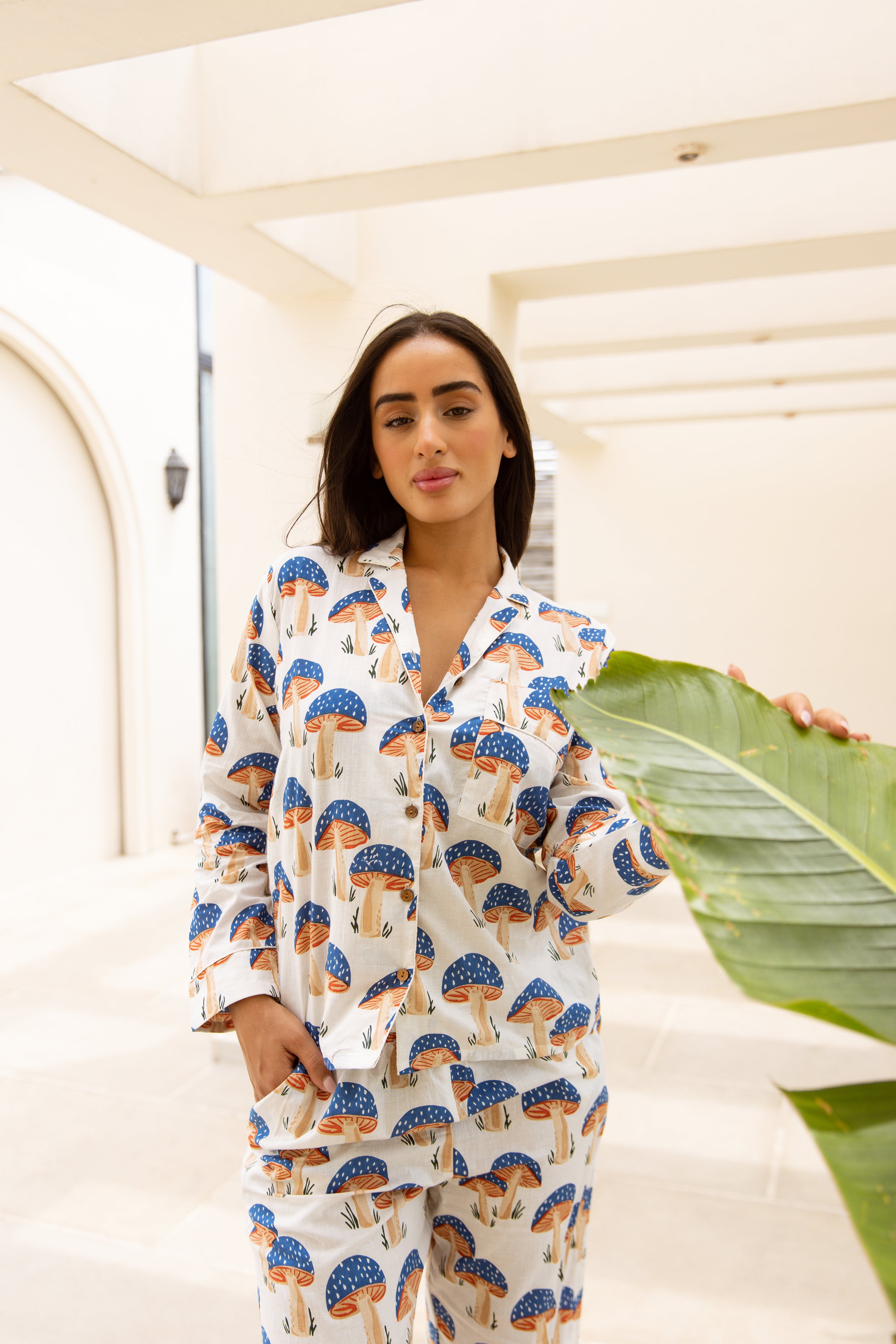Amrita Pajamas Set Indigo Grove