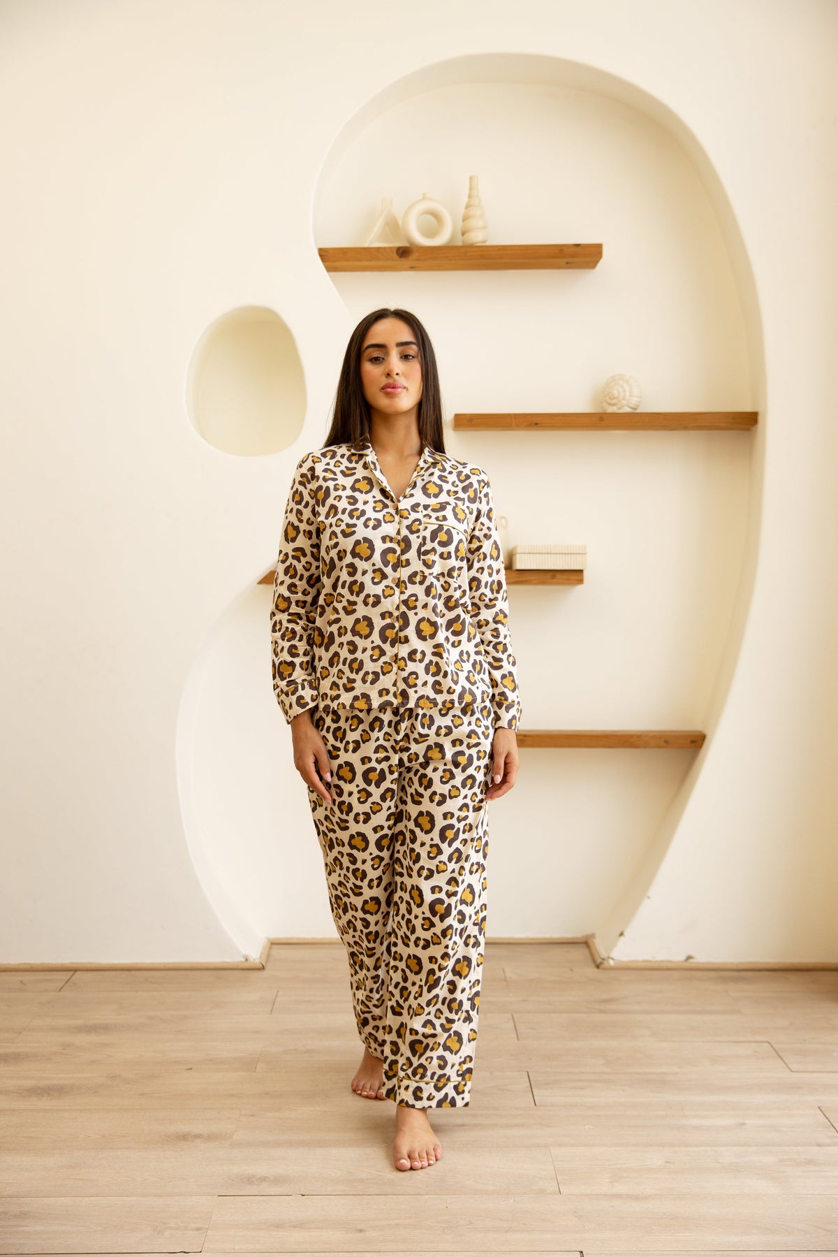 Amrita Pajamas Set Desert Leopard