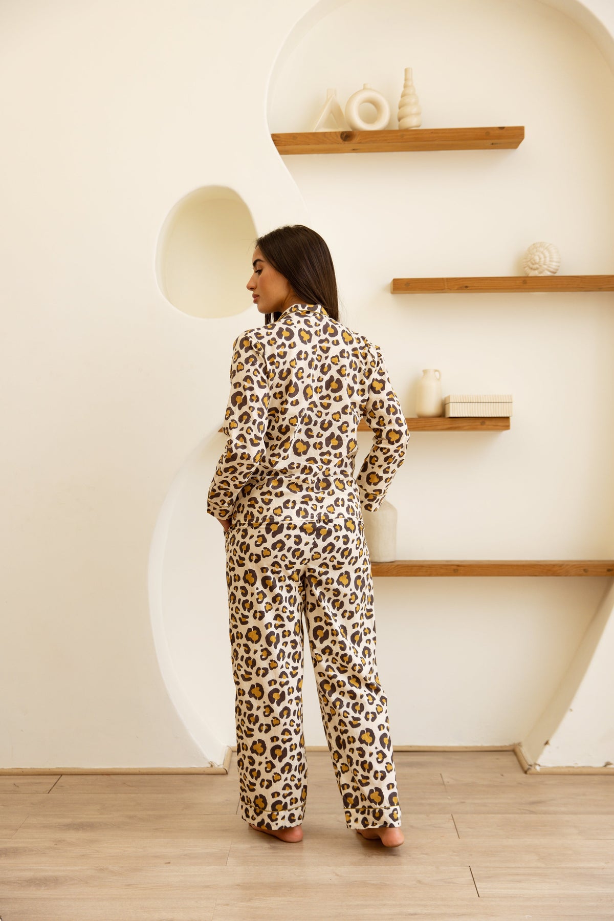 Amrita Pajamas Set Desert Leopard