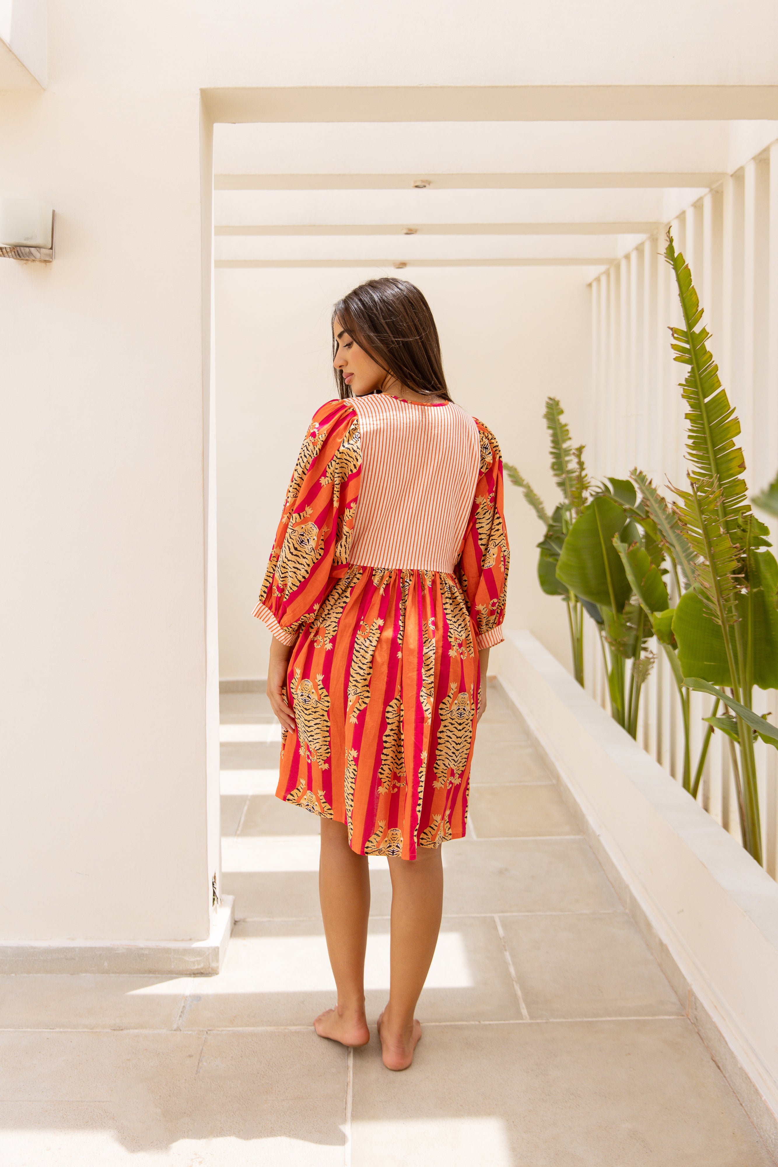 Tara Mini Dress Red Tigeress