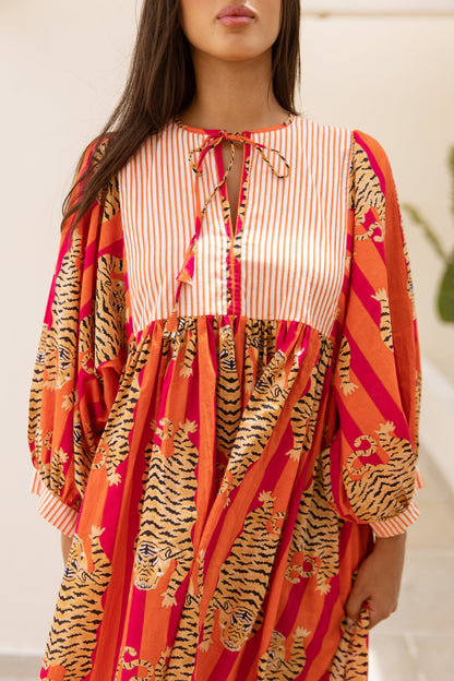 Tara Mini Dress Red Tigeress