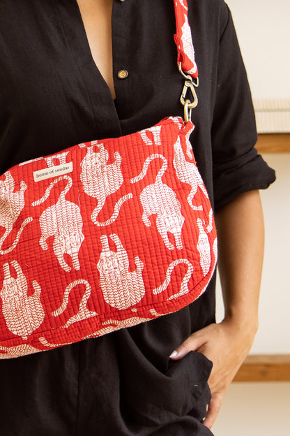 Shoulder Bag Crimson Tigress