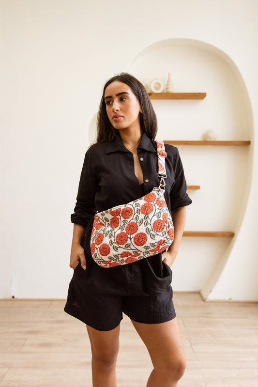 Shoulder Bag Scarlet Bloom