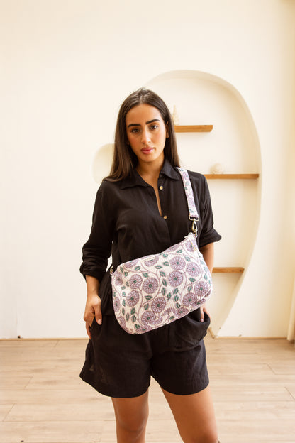 Shoulder Bag Imperial Purple Bloom