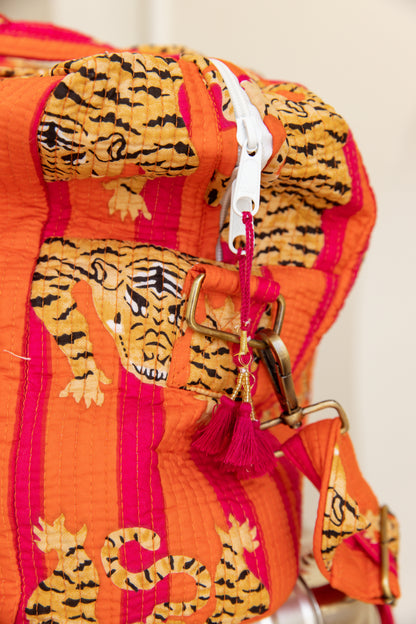 Large Travel Bag Red Tigress