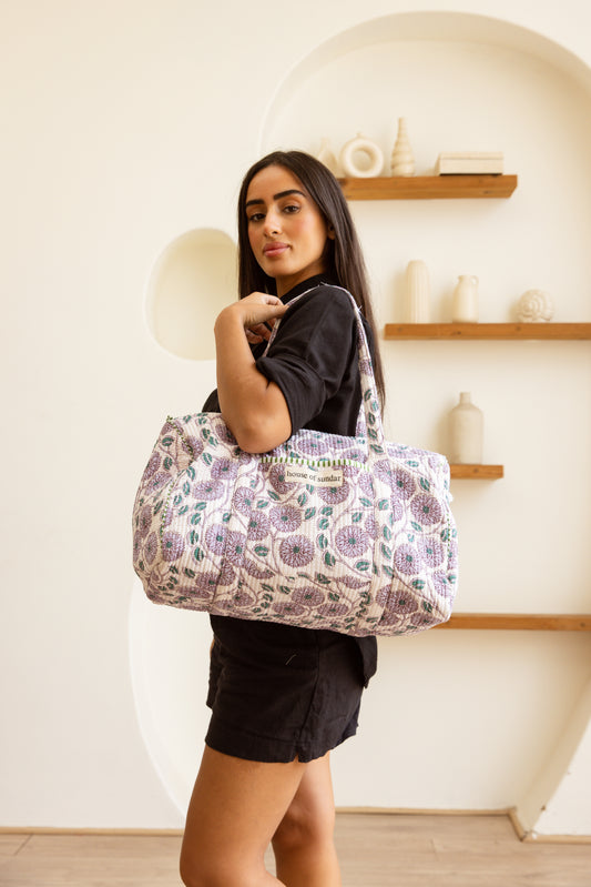 Duffel Bag Imperial Purple Bloom