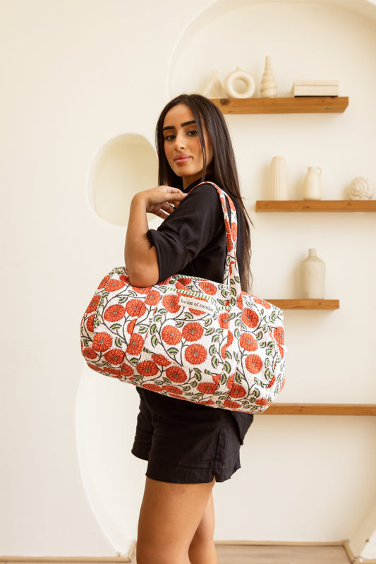 Duffel Bag Scarlet Bloom