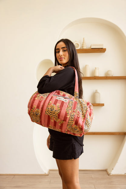 Duffel Bag Hibiscus Tigress