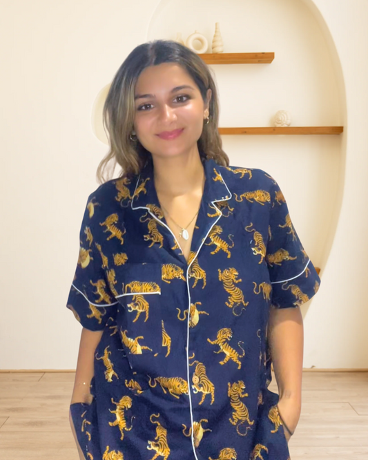Amrita Pajamas Set Savannah Midnight