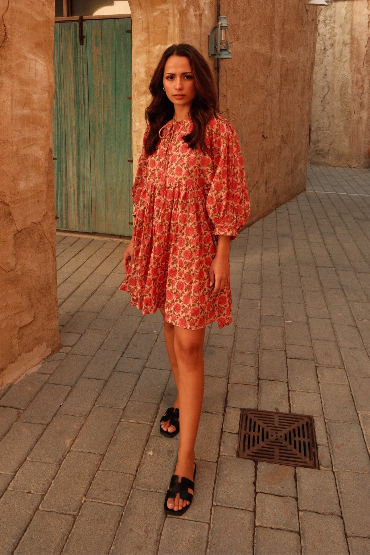 Maya Mini Dress Saffron Sun