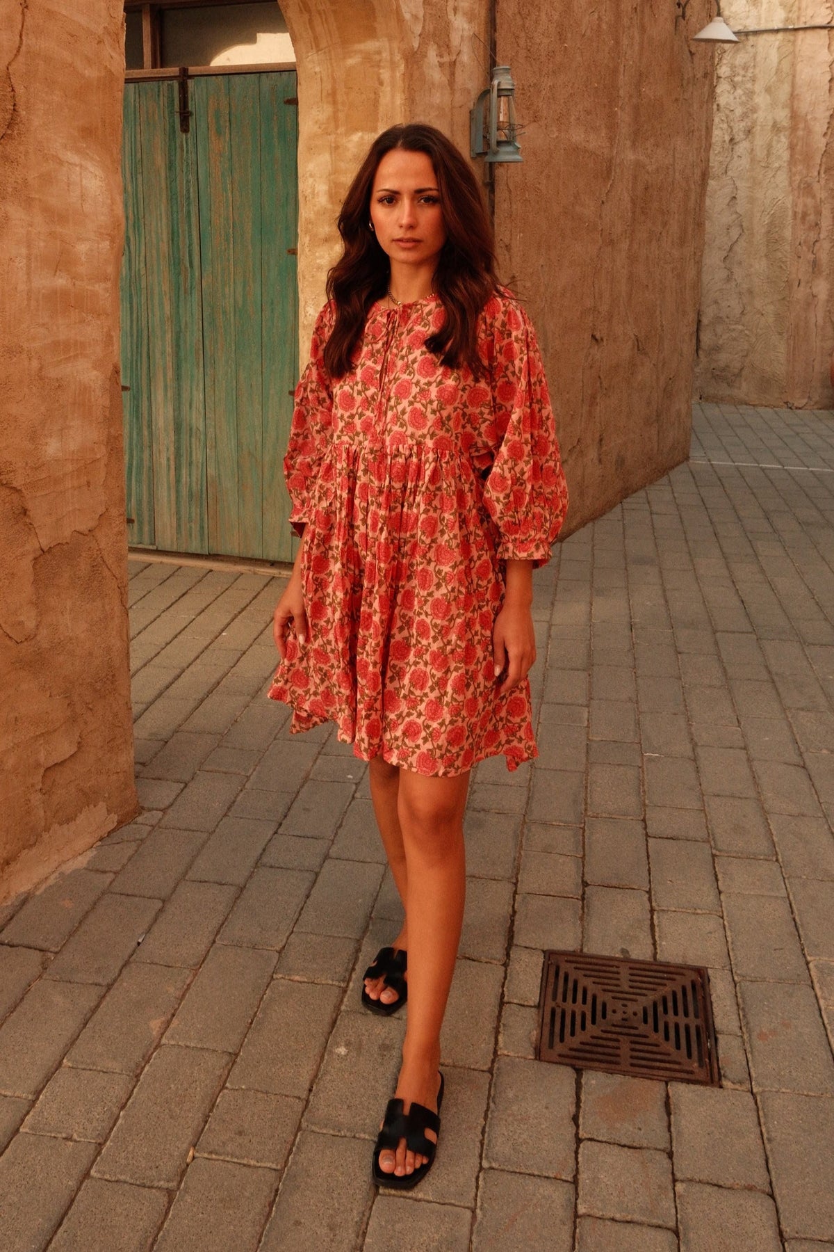 Maya Mini Dress Saffron Sun