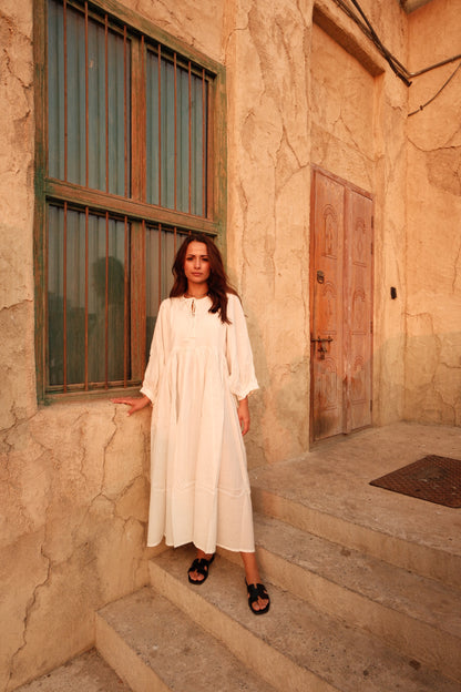 Sara Midi Dress Snow