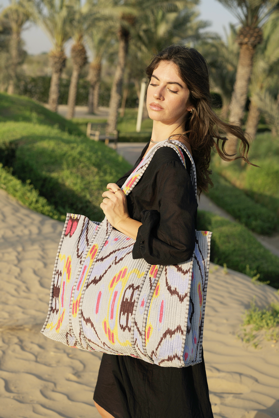 Araya Tote - Sunset Bloom