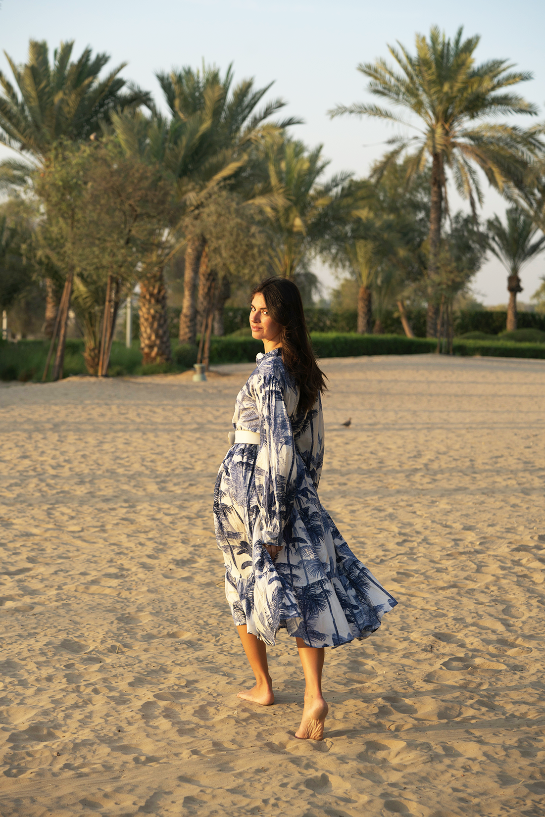 Liana Midi Dress - Dark Blue