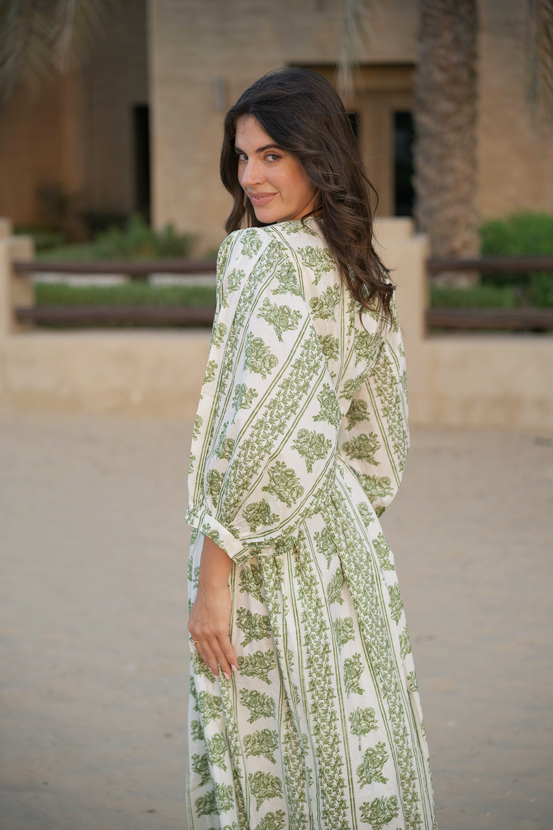Liana Midi Dress - Fern