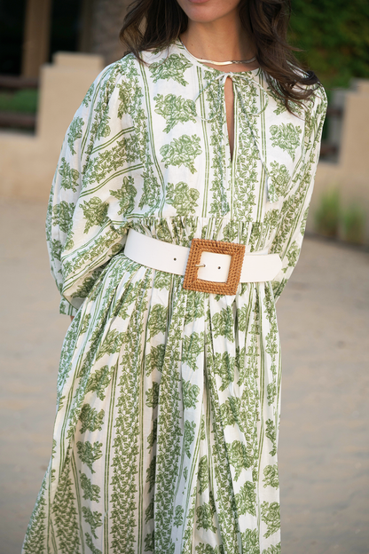 Liana Midi Dress - Fern