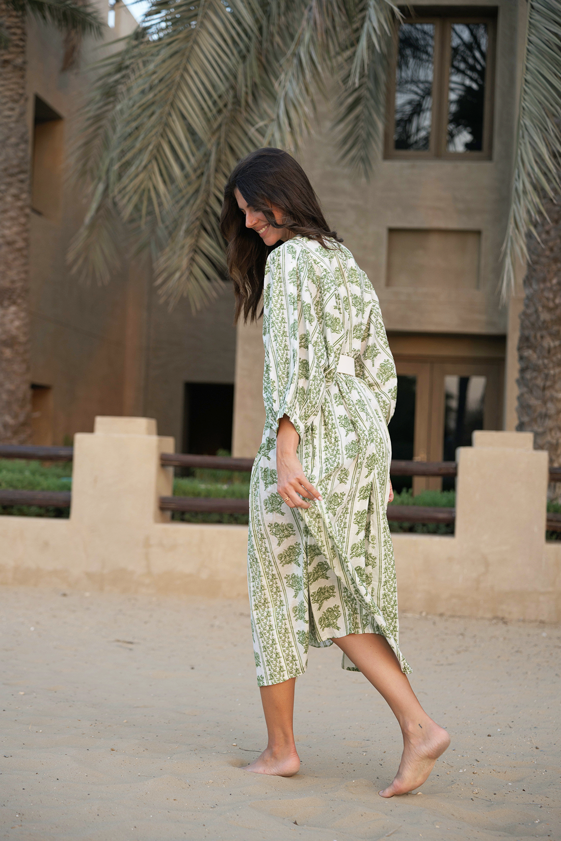 Liana Midi Dress - Fern