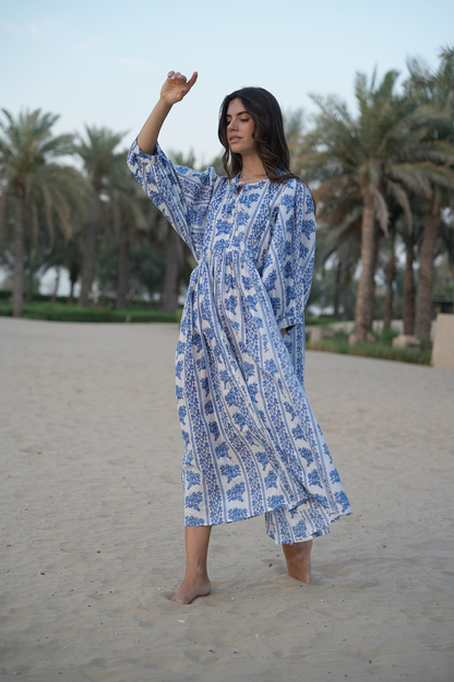 Liana Midi Dress - Bluebell