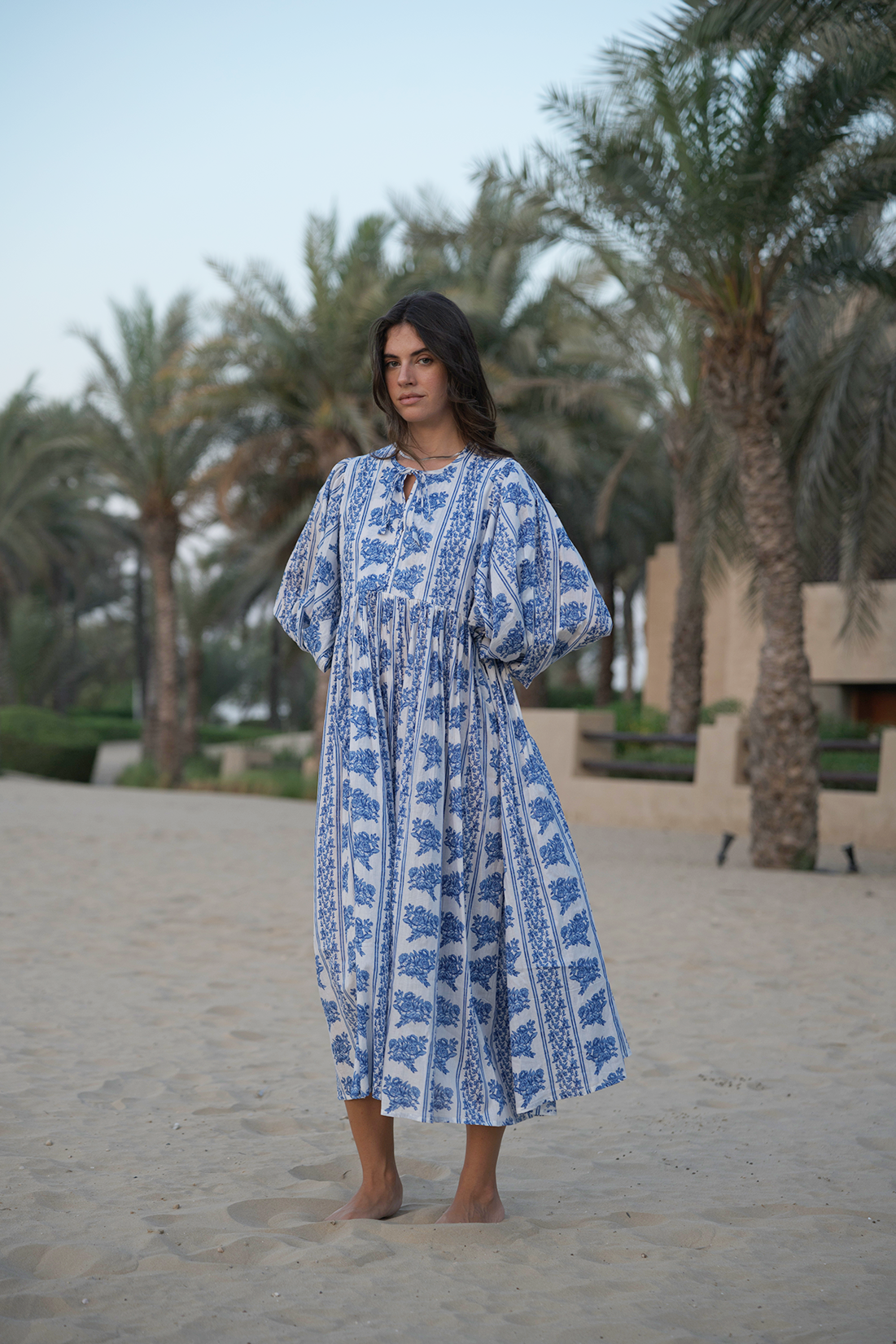 Liana Midi Dress - Bluebell