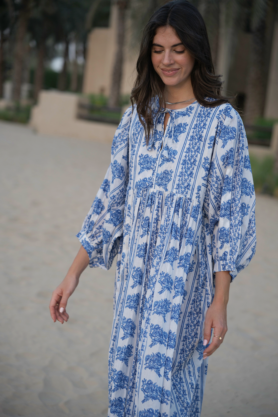 Liana Midi Dress - Bluebell