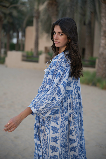 Liana Midi Dress - Bluebell