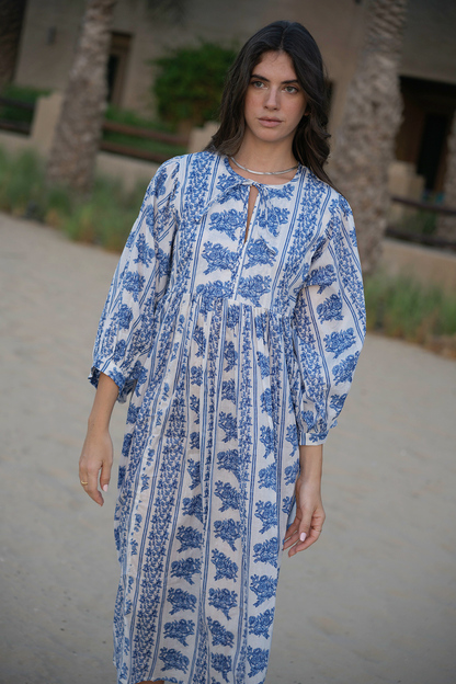 Liana Midi Dress - Bluebell