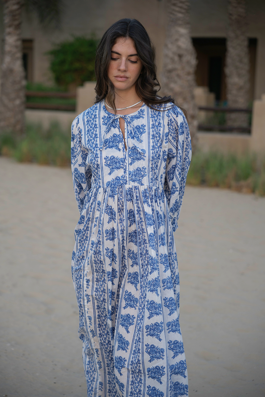 Liana Midi Dress - Bluebell