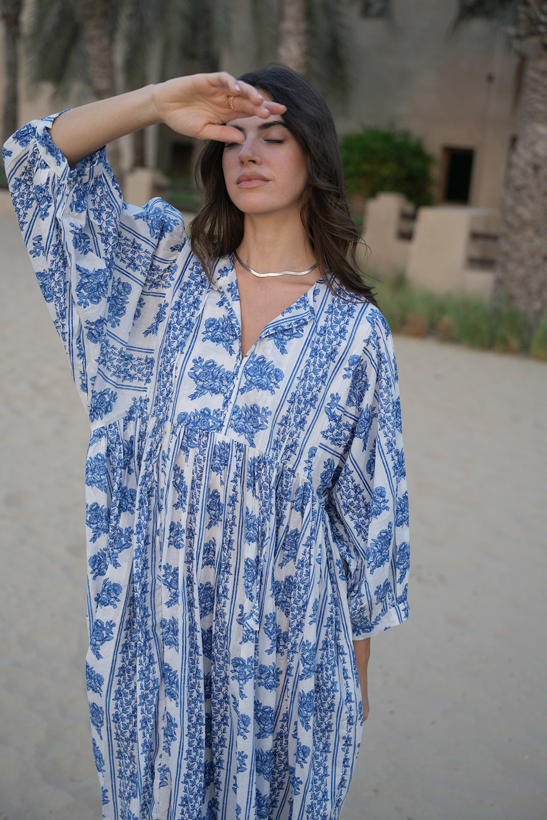 Liana Midi Dress - Bluebell